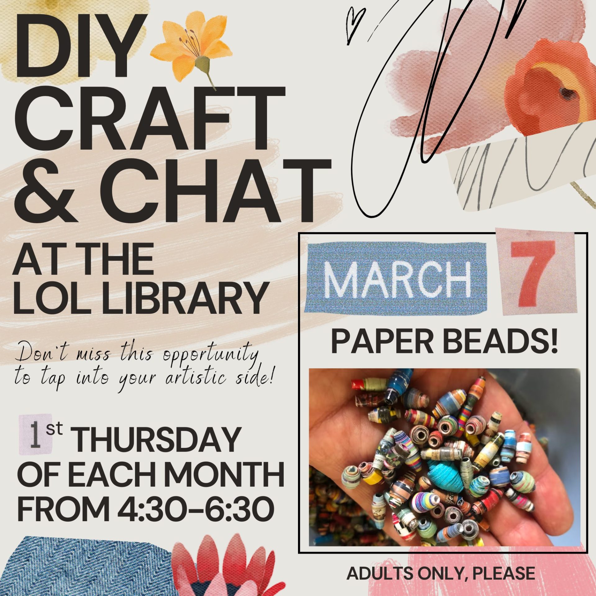 DIY Craft & Chat Paper Beads